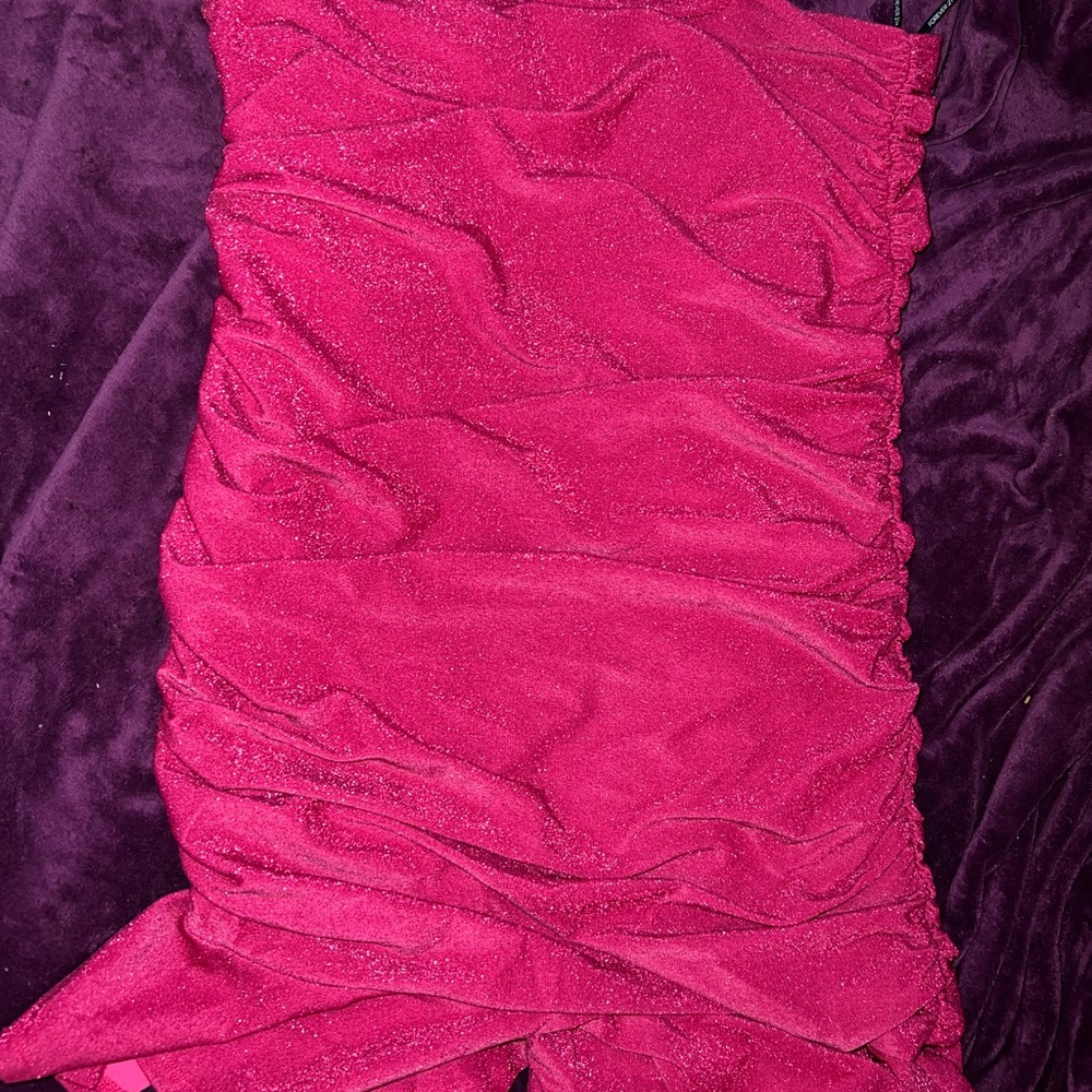Forever 21 Glittering Fuchsia Dress